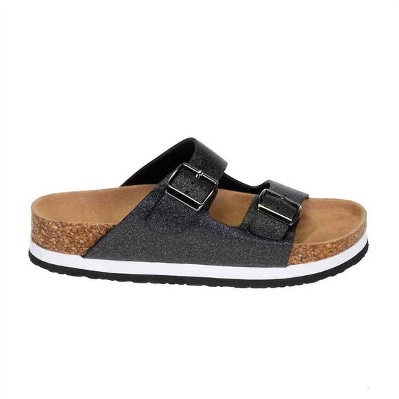 NEW CORKYS FOOTWEAR women's beach babe sandal in charcoal - Picture 3 of 6